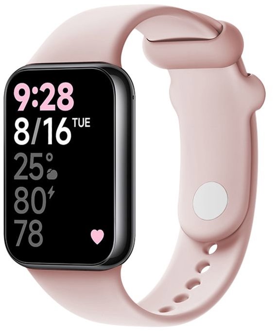 FIXED Silicone Strap na Xiaomi Redmi Watch 5/4 Smart Band 9 Pro/8 Pro ružový