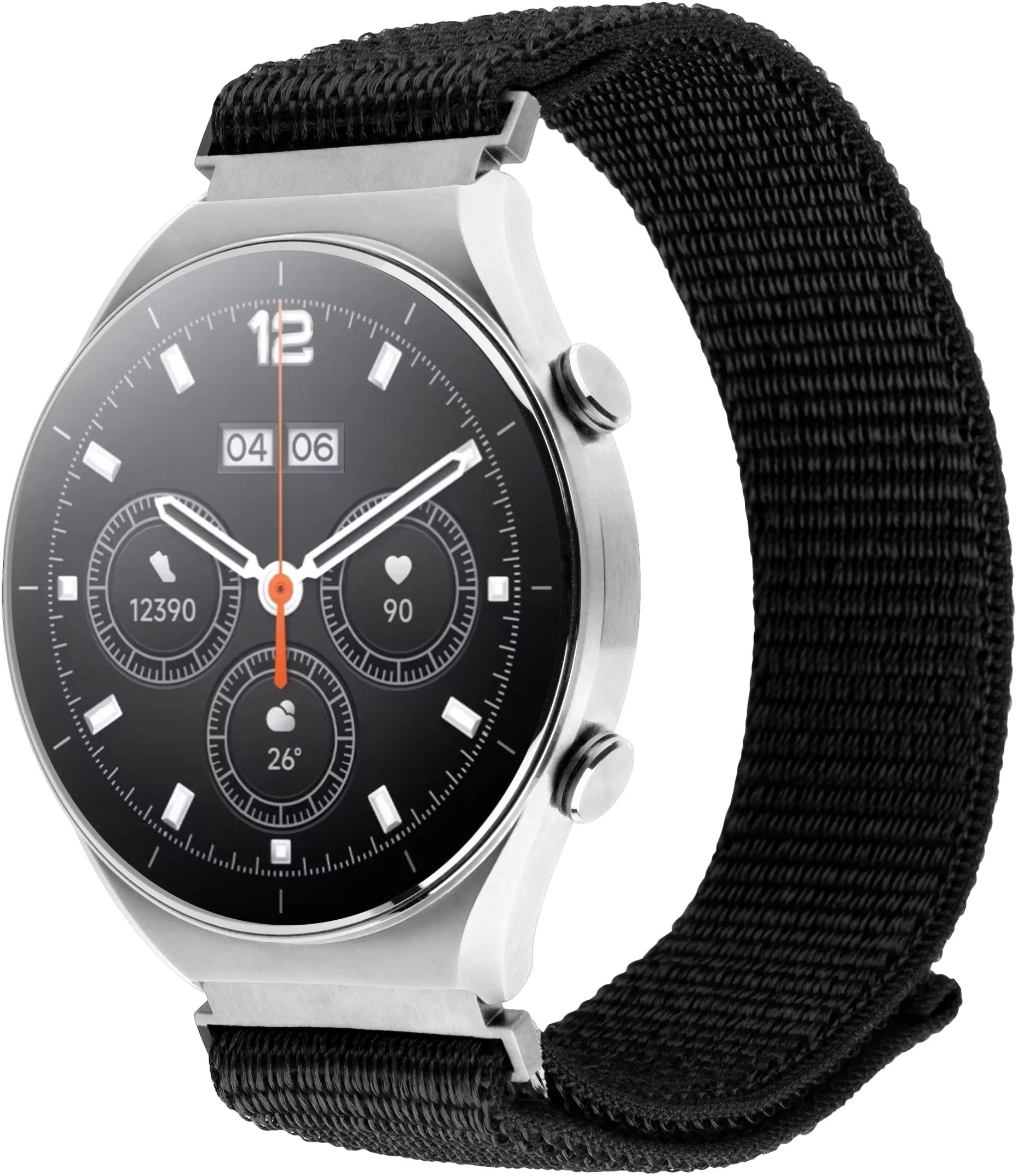 FIXED Nylon Sporty Strap pre Quick Release 18 mm čierny