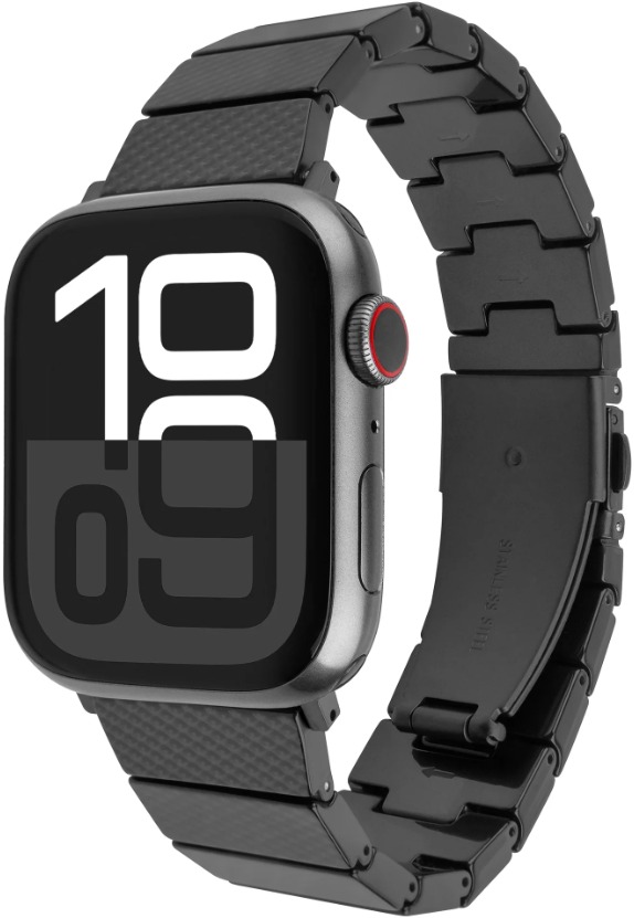 FIXED Resin Strap pre Apple Watch 38/40/41 mm Carbon Black