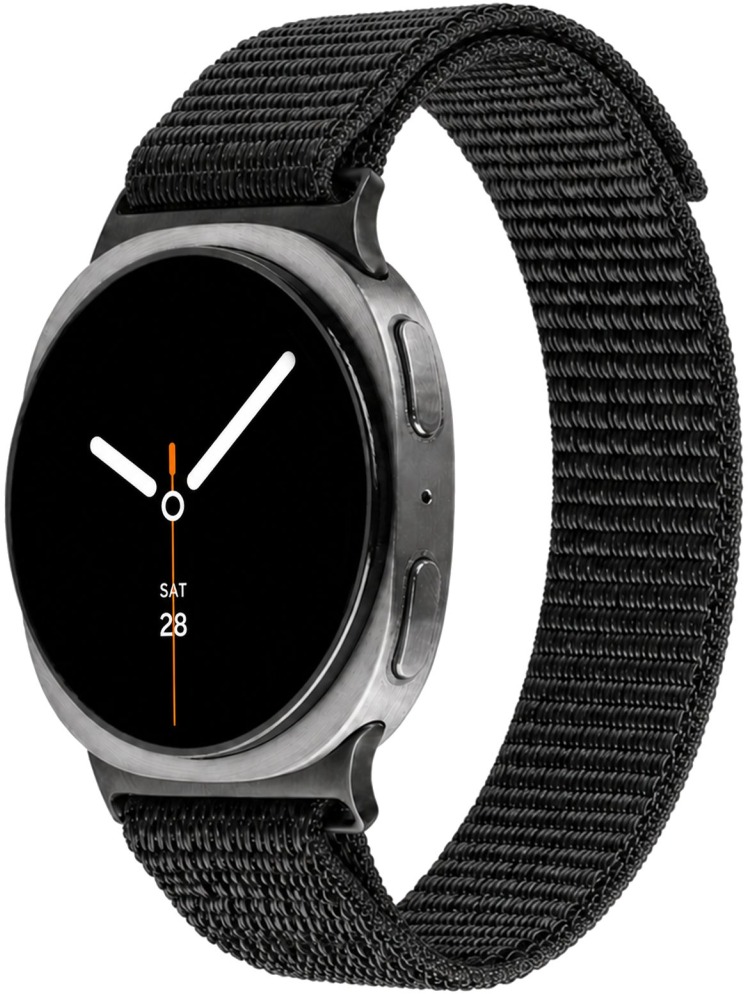 FIXED Nylon Sporty Strap pre Samsung Galaxy Watch 8 čierny