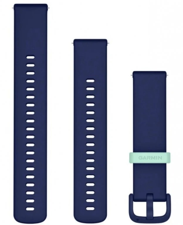 Garmin Quick Release (20 mm) kožený, Navy – Silver