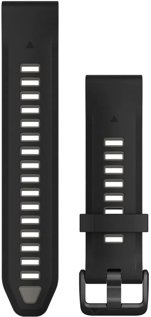 Garmin silikónový QuickFit 20 – Black/Pebble Gray