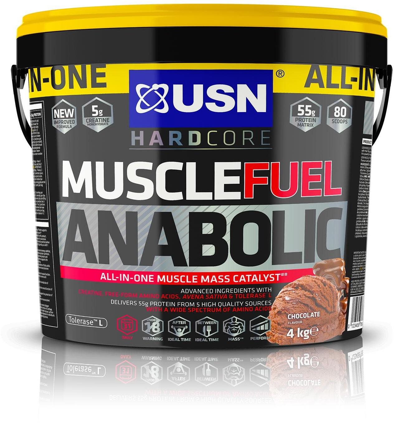 USN Muscle Fuel Anabolic 4000 g, čokoláda