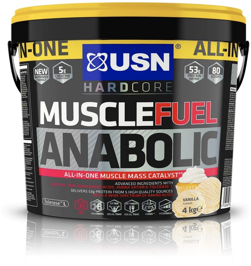 USN Muscle Fuel Anabolic 4000 g, vanilka