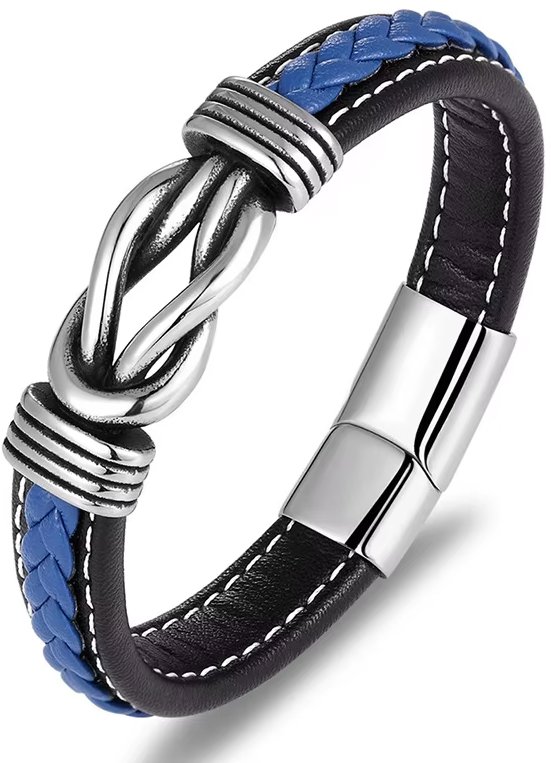 Predator Q1 Amberleaf pánsky náramok čierno-modrý 22 cm