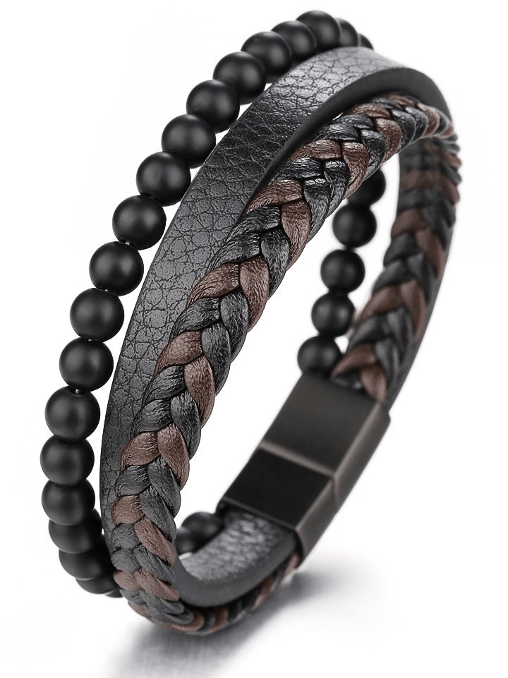 Predator Q1 Driftstone pánsky náramok čierny 22 cm