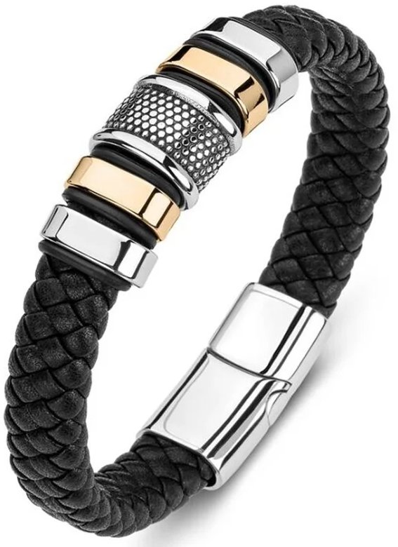 Predator Q1 Spectre pánsky náramok čierny 22 cm