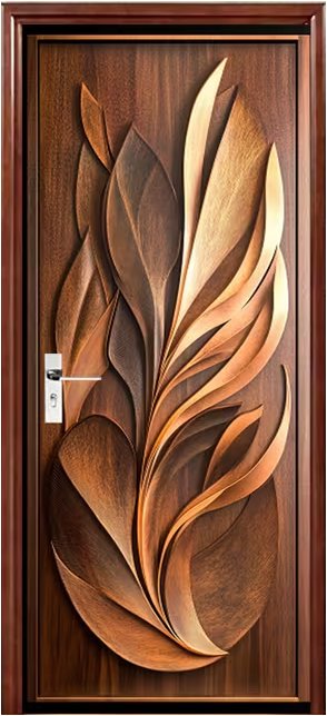 Predator Q1 Samolepiaca tapeta 2D na dvere, so sochárskymi krivkami