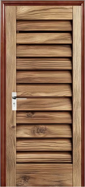 Predator Q1 Samolepiaca tapeta 2D na dvere, žalúziový dizajn