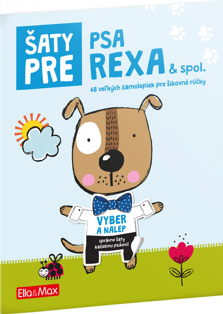 Šaty pre Psa Rexa ¦ Kniha samolepiek