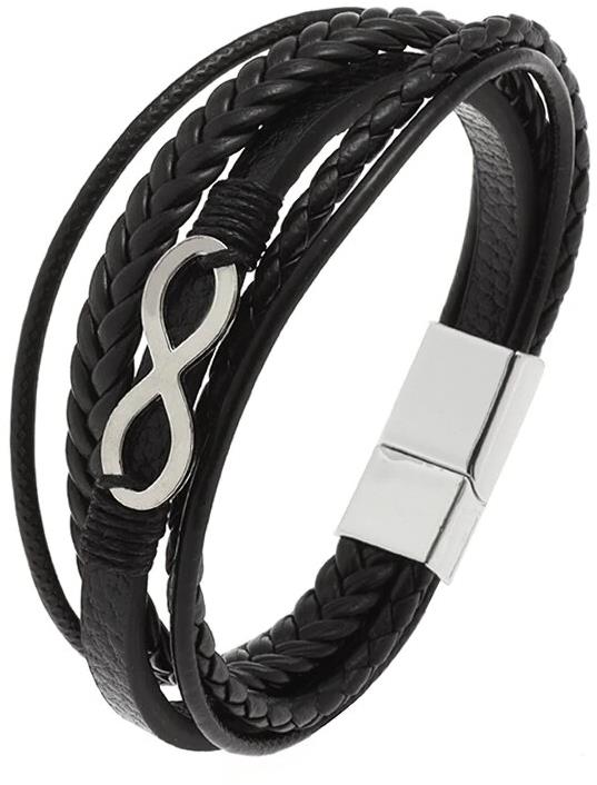 Predator Q1 Kožený náramok AL19354-3 vo veľkosti 25 cm