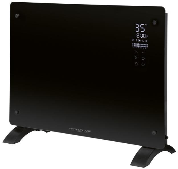 ProfiCare GKH 3118 konvektor sklenený čierny