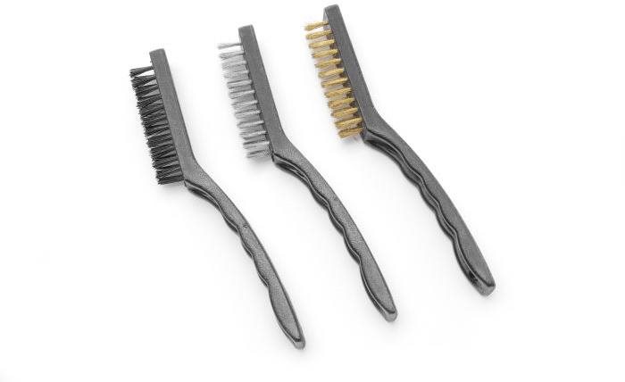 HENDI súprava zakrivených kefiek, 3 ks