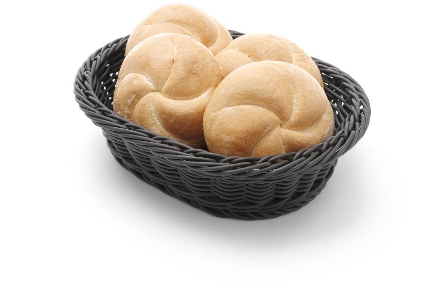 HENDI košík na pečivo oválny čierny 426623