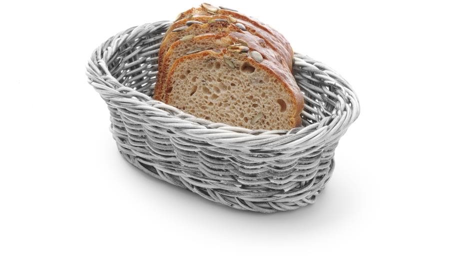 HENDI košík na pečivo oválny sivý 426760