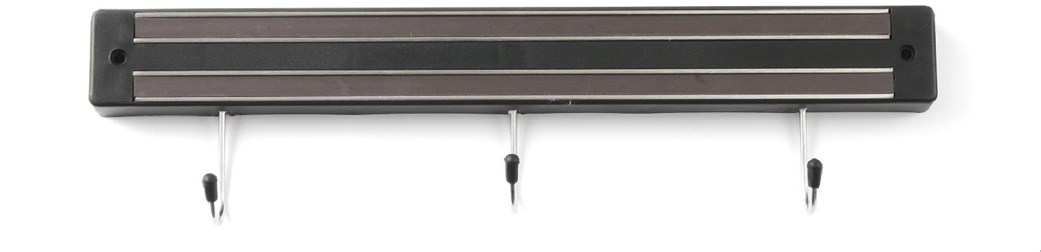HENDI magnetická lišta s háčikmi 340 mm 820209