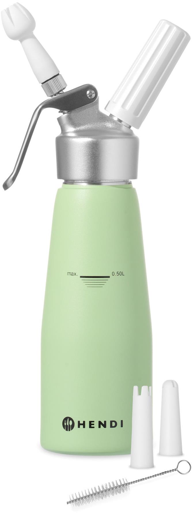 Hendi 975879 Fľaša na šľahačku Kitchen line zelená