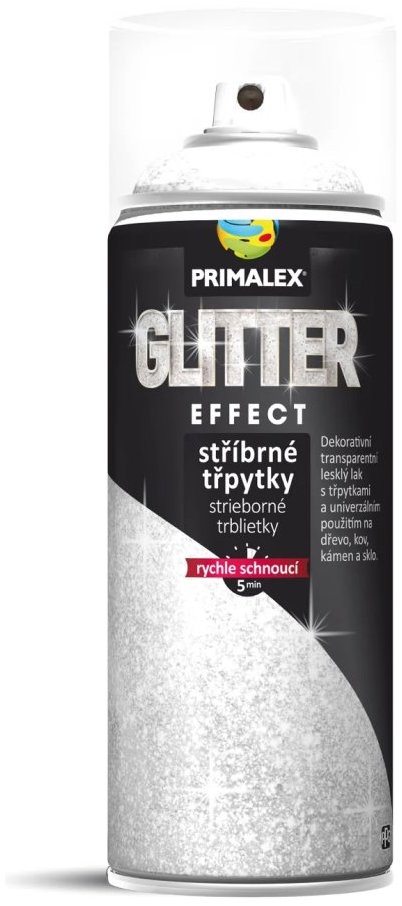 Primalex Sprej třpytky stříbrné 400 ml
