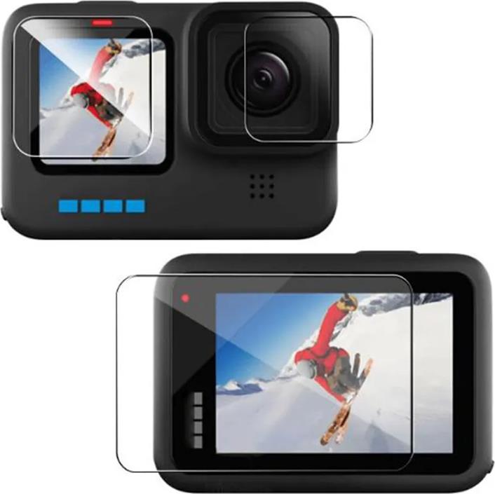 PrimeGuard Ochranné tvrdené sklo na GoPro Hero 10 Transparentné 3 ks v súprave