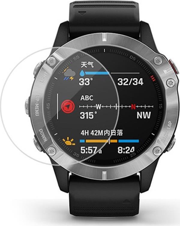 PrimeGuard Tvrdené sklo pre Garmin Forerunner 965, transparentné