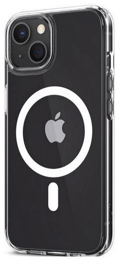 TopQ iPhone 13 s MagSafe pevný priehľadný 67634