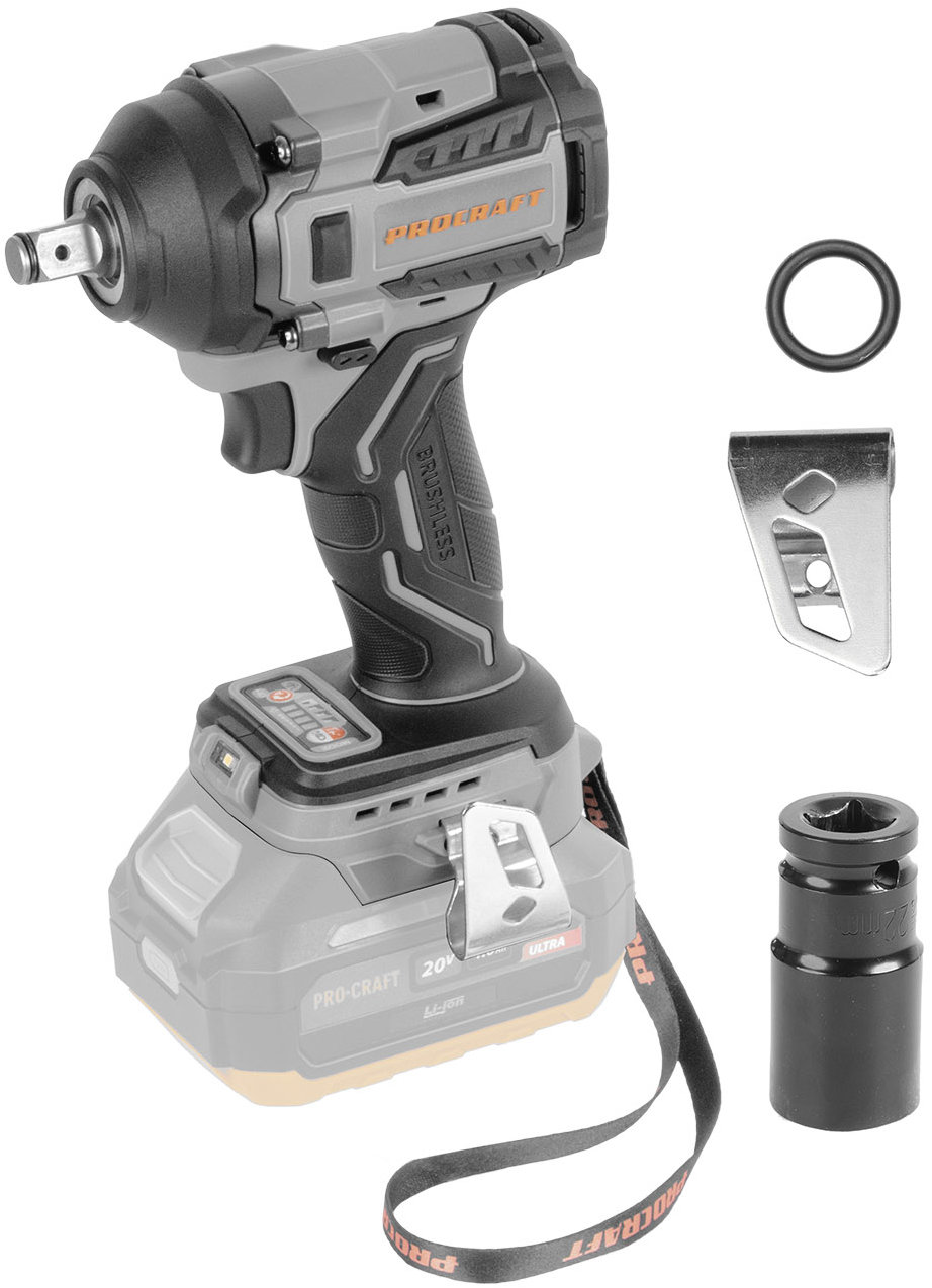 PROCRAFT Industrial Rázový utahovák AKU IW550A (bez AKU)