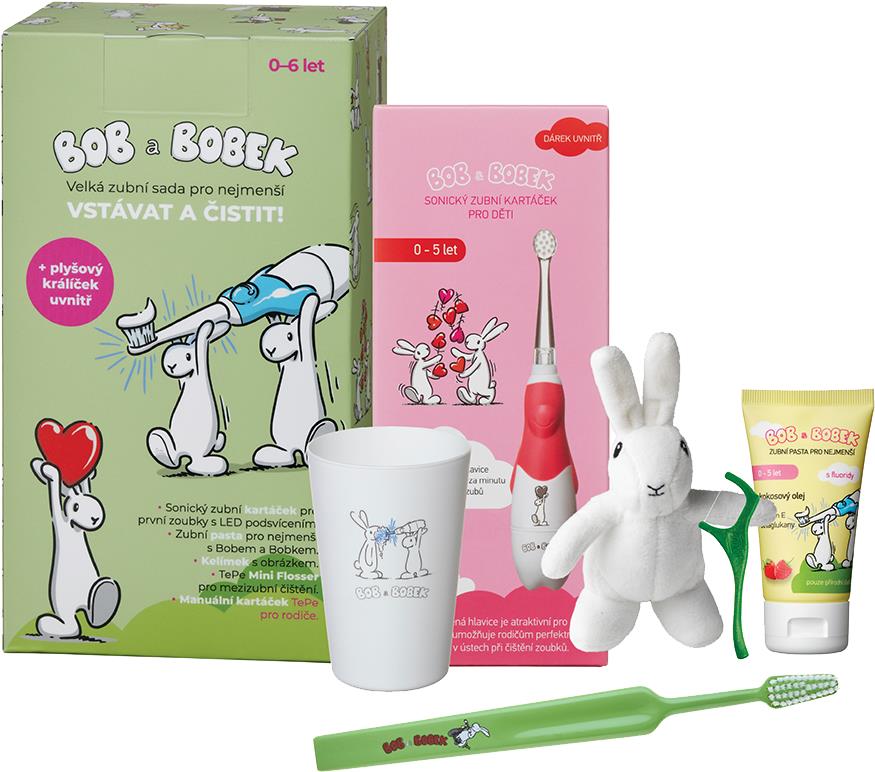 Profesor Max Bob a Bobek Darčeková súprava, červená