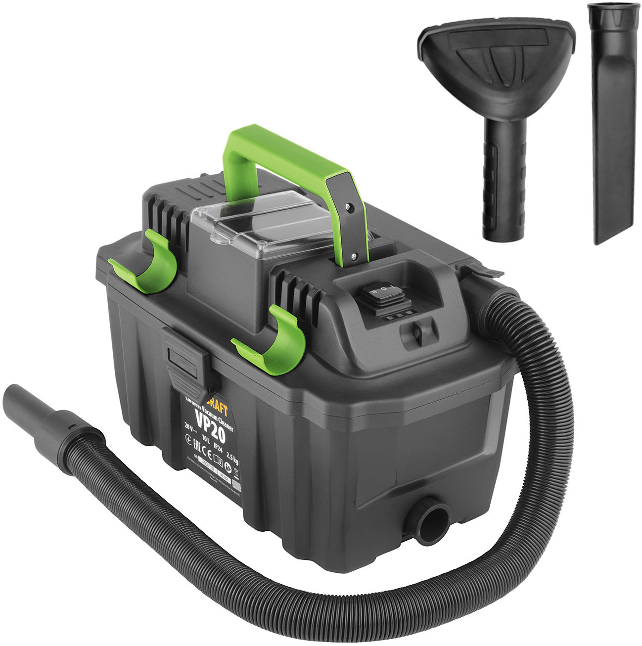 Procraft VP20, 200 W, 10 l, Aku