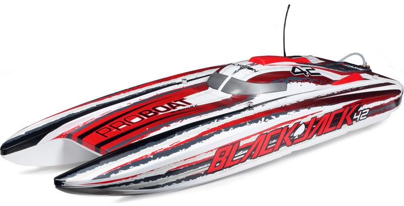 Proboat Blackjack 42" 8S RTR červená