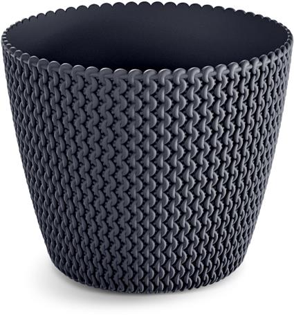 PROSPERPLAST Obal na kvetináč plastový SPLOFY DSP300 čierny