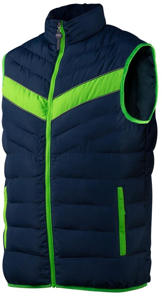 Neo tools panská pracovní vesta premium, modro-zelená, XL
