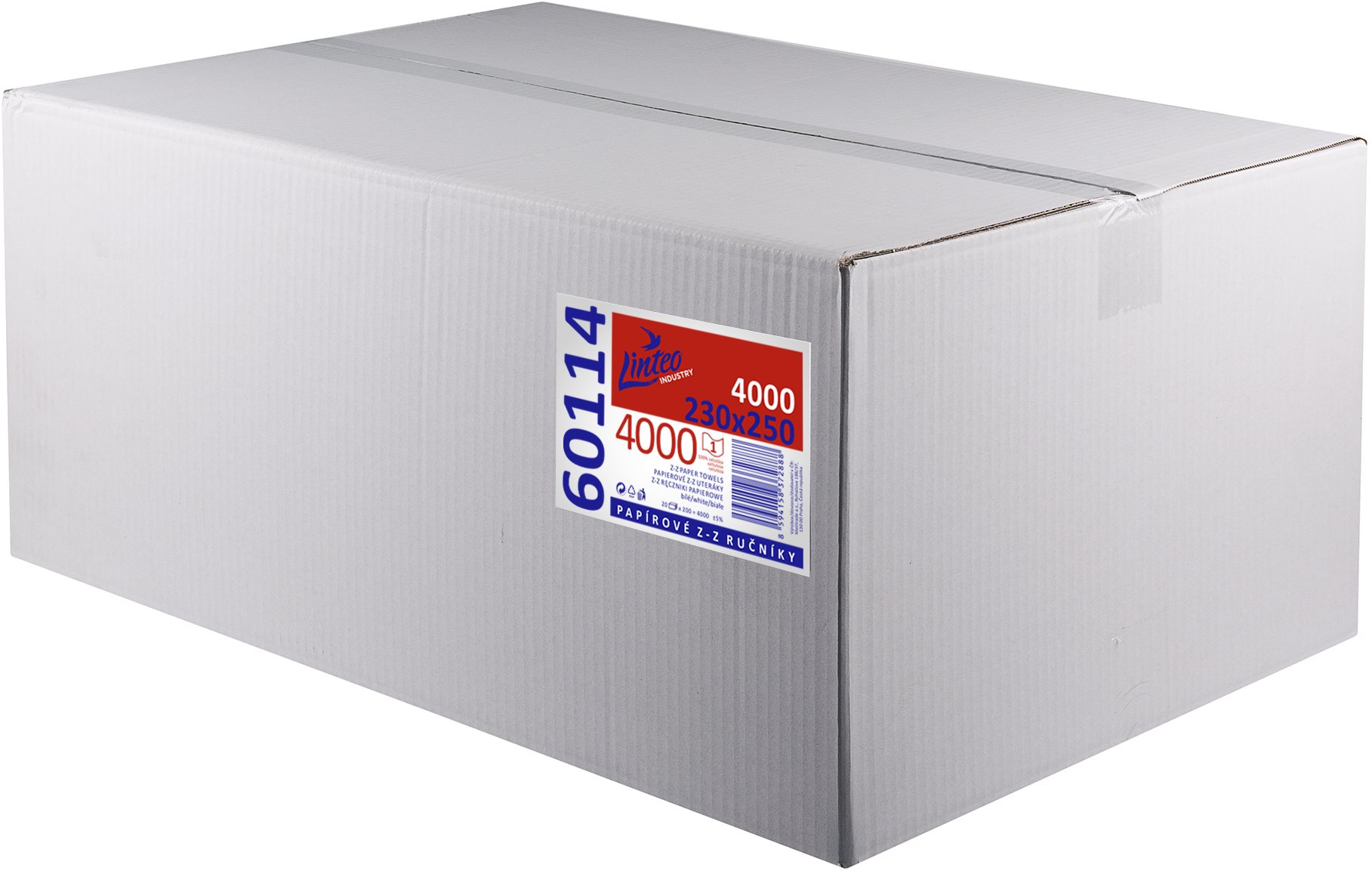 LINTEO ZZ 4000 biele 20× 200 ks