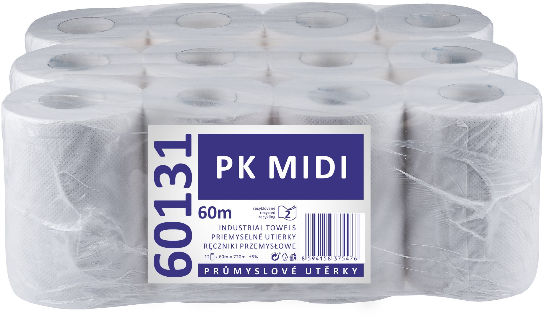 LINTEO PK MIDI biele 12 ks