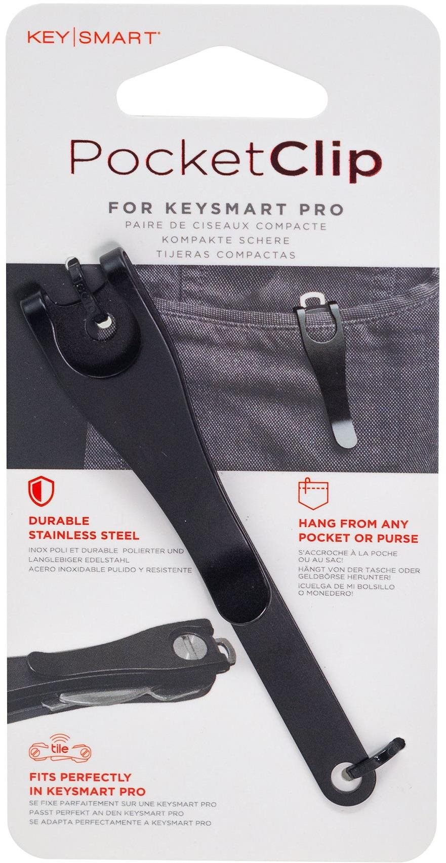KeySmart Pocket Clip - černý