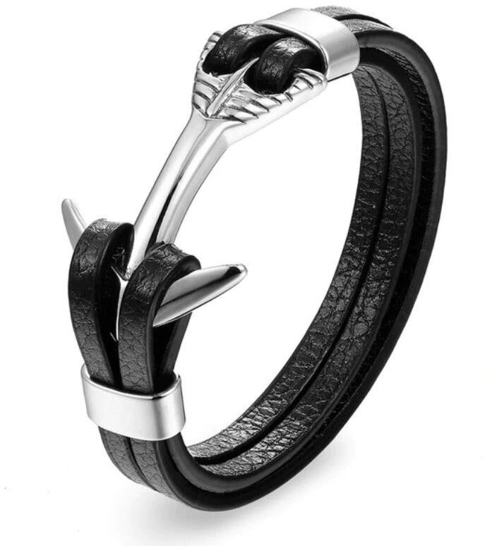 GAIRA Kožený náramok Anchor 3115