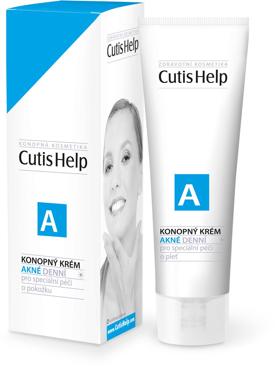 CutisHelp Akné konopný krém denný 30 ml
