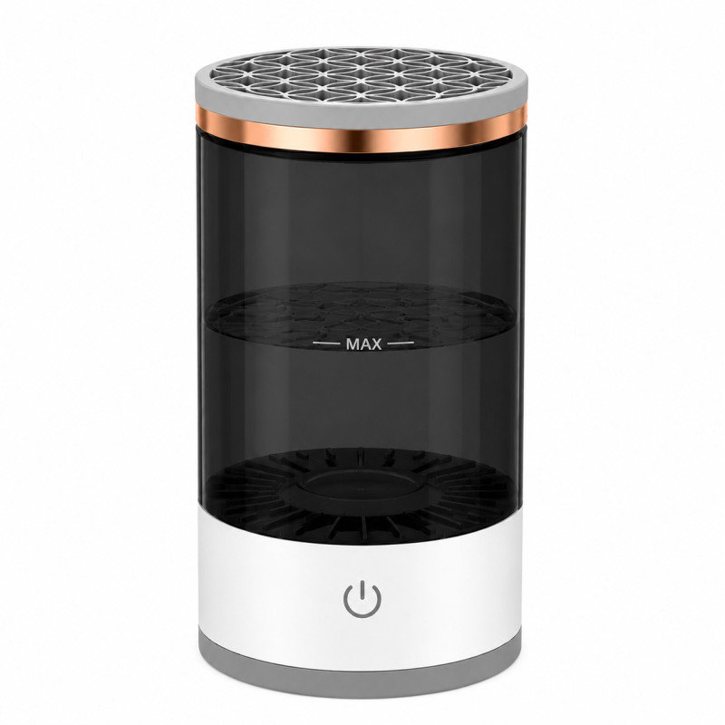 Verk 24525 Stojan na čištění štětců a kosmetických houbiček, USB, černý