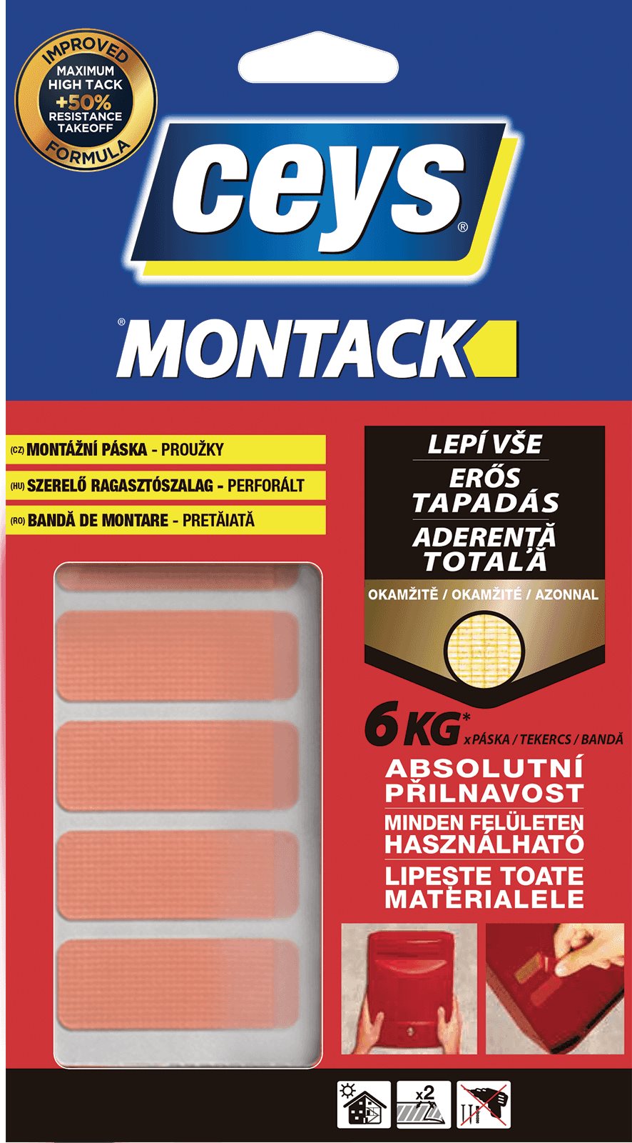CEYS MONTACK prúžky 10 ks