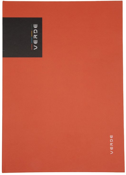 KARTON P+P Verde záznamová kniha A4 96 listov, tehlová