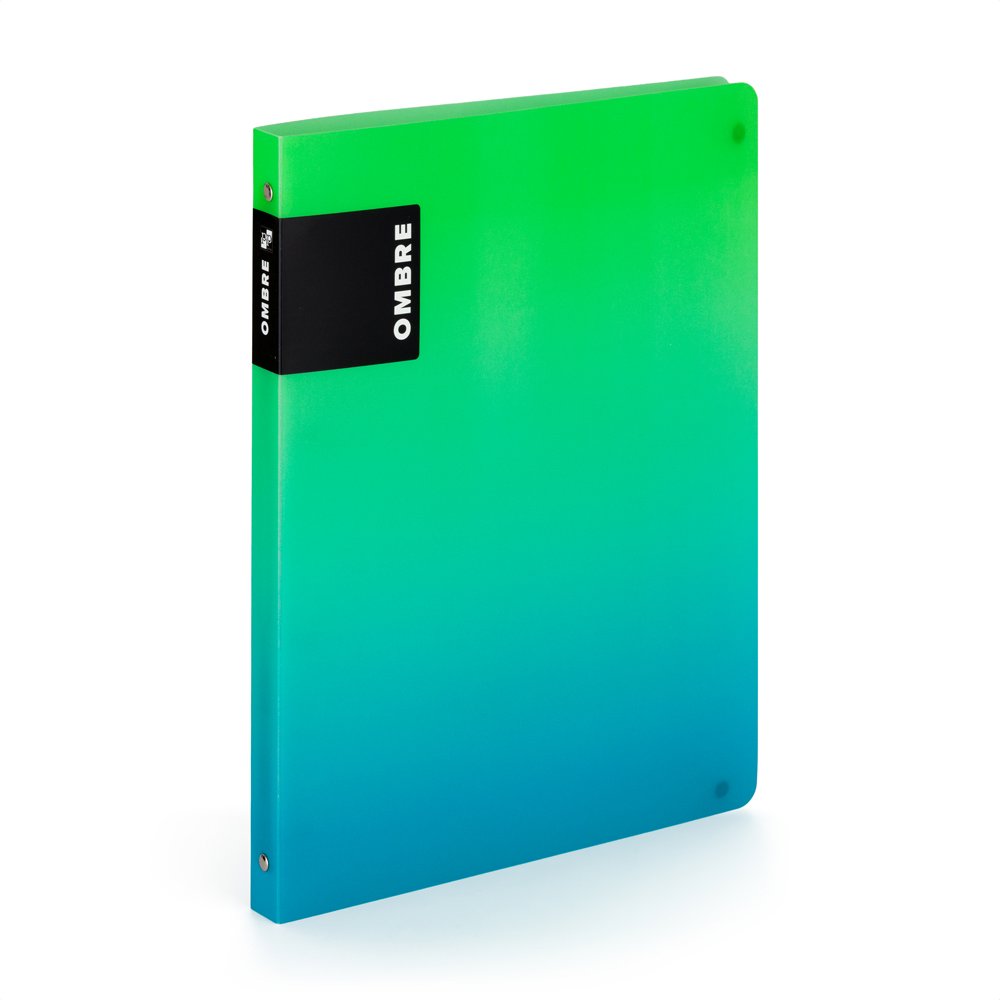 KARTON P+P OMBRE PP A4 4-krúžkové, zelené