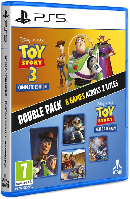 Toy Story: Retro Roundup! + Toy Story 3: Complete Edition Double Pack – PS5