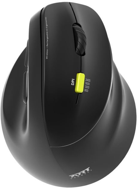 PORT CONNECT Ergo Shape, pravoruká, čierna