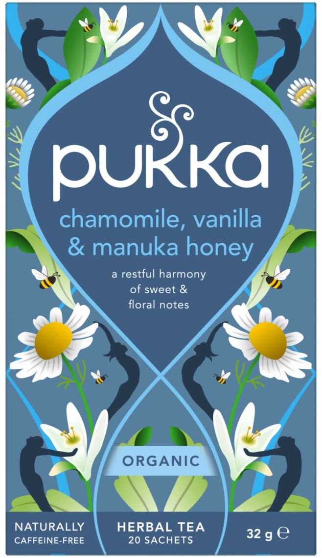 Pukka Chamomile, Vanilla & Manuka honey BIO 20× 1,6 g