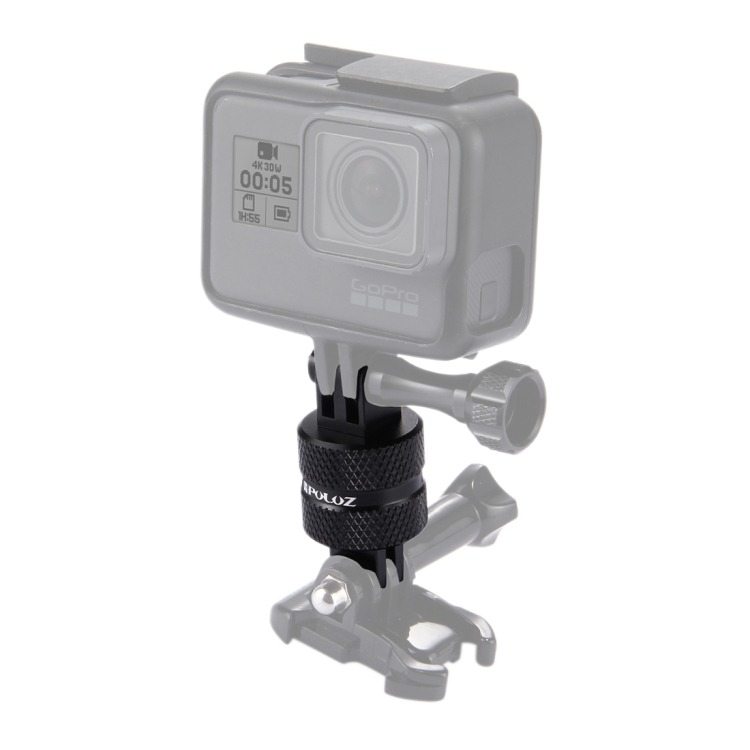 PULUZ 360° CNC adaptér na statív 1/4" pre GoPro, Insta360, DJI a ďalšie