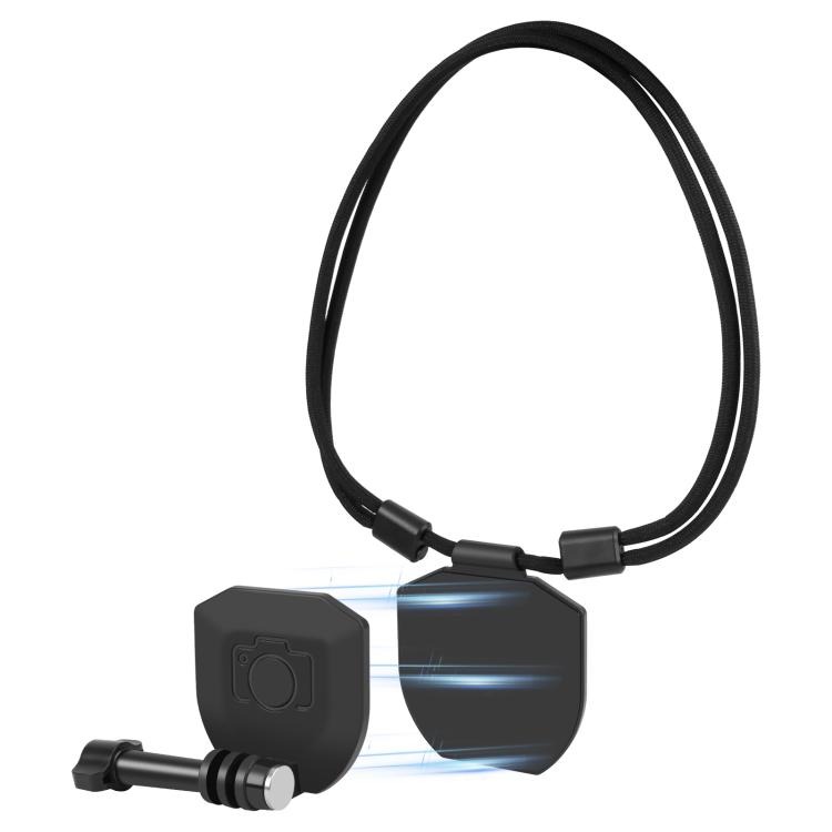 PULUZ Action Camera Magnetické Neck Mount Holder Vlog POV Neck Strap (Black)