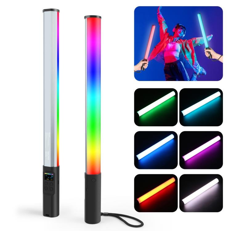 PULUZ 132 LED Photo Handheld Stick Light Full Color RGB Fill Light