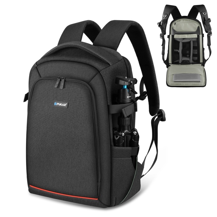 PULUZ Outdoor Portable Waterproof Scratch-proof Dual Shoulders Backpack Handheld PTZ Stabilizer Came