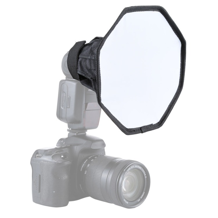 PULUZ 20 cm Octangle Style Foldable Soft Flash Light Diffuser Softbox