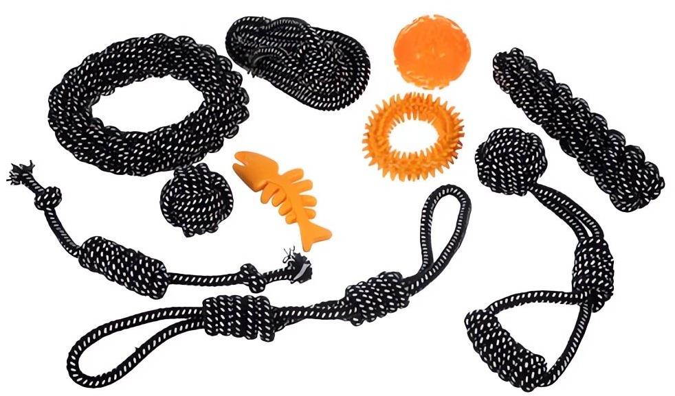 Purlov 24388 Súprava hračiek pre psov, 10 ks