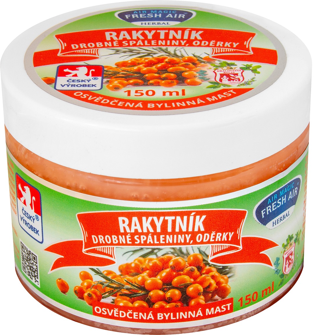 Mastičky bylinkové 150 ml rakytník